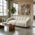 Nerra,canapé en bois moderne​ – Image 2