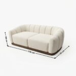 Nerra,canapé en bois moderne​ – Image 3