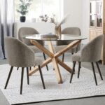 oakglass table a manger – Image 3