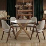 oakglass table a manger – Image 4